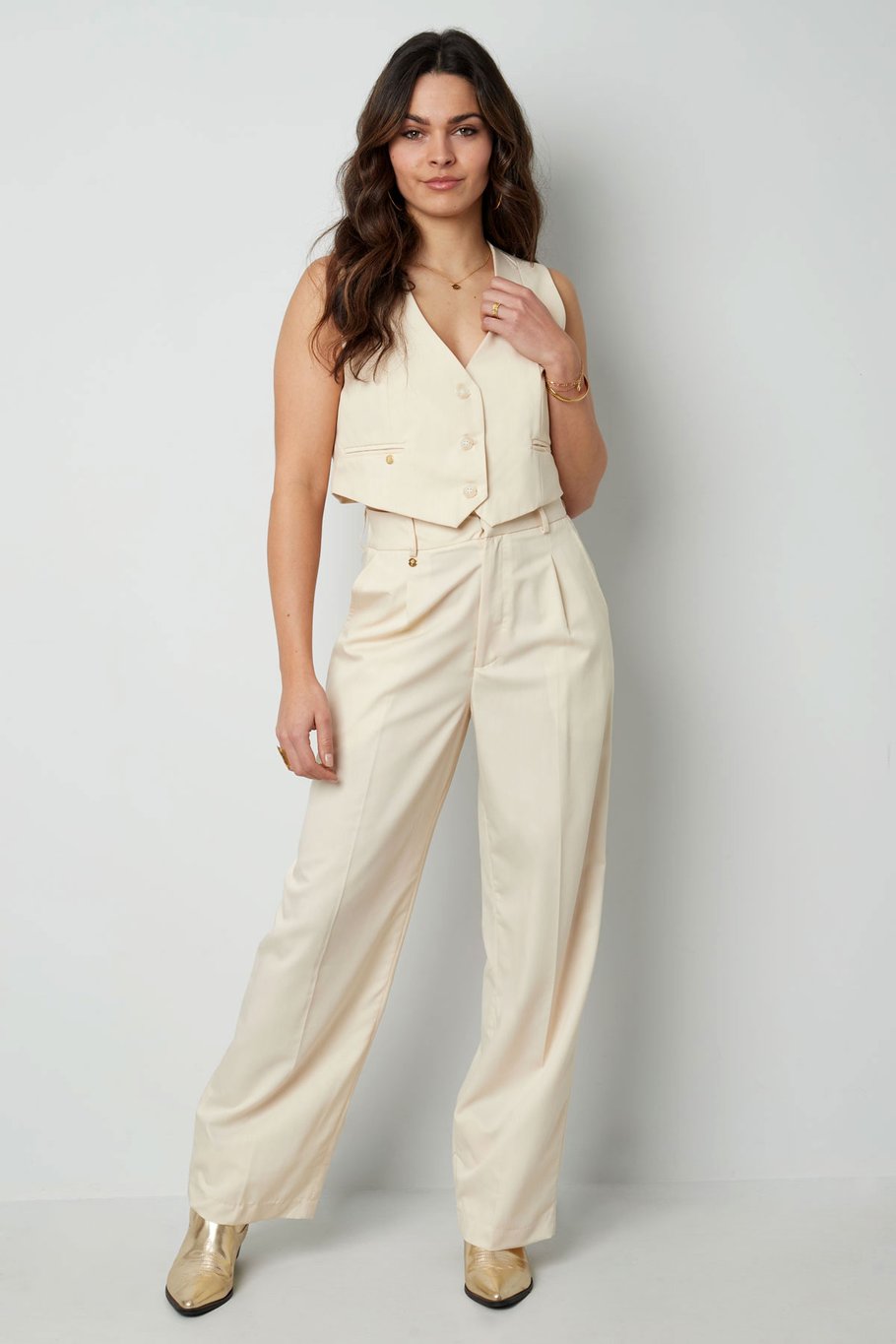 Chaleco corto - off-white Imagen5
